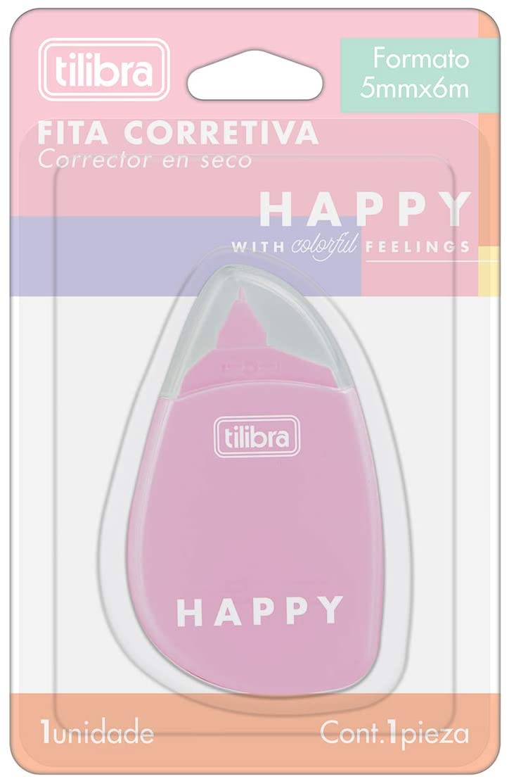 Fita Corretiva Tilibra Happy 5mm x 6m
