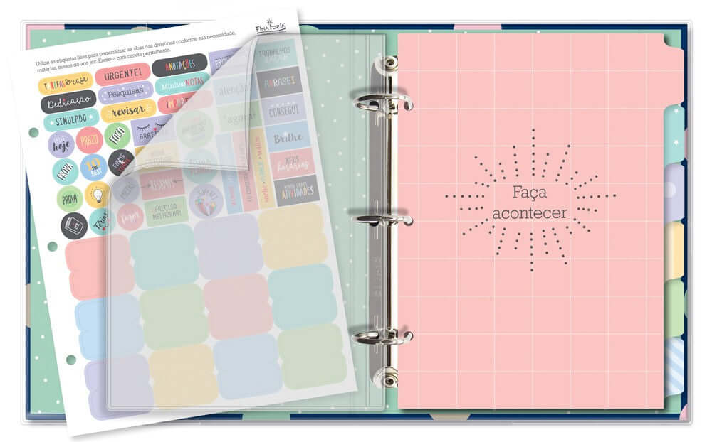 Planner Permanente - Fina Ideia - Poá - 153 folhas