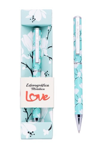 Caneta Esferográfica - Molin - Love Metálica