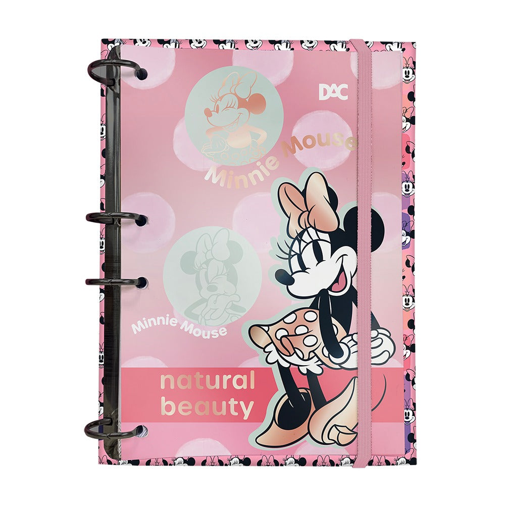 Caderno Argolado Colegial- DAC - Minnie