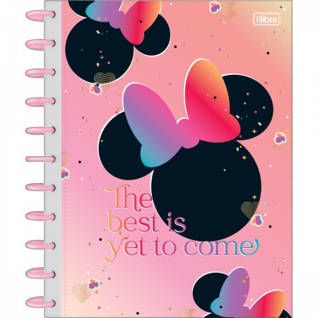 Caderno Universitário - Tilibra Connect - Tilidisco Minnie Mouse 160 Folhas