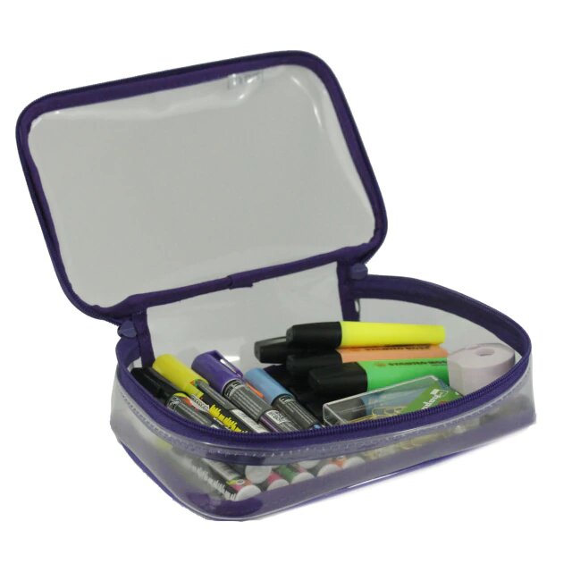 Estojo Box - Sabra - Baú - Cristal Roxo