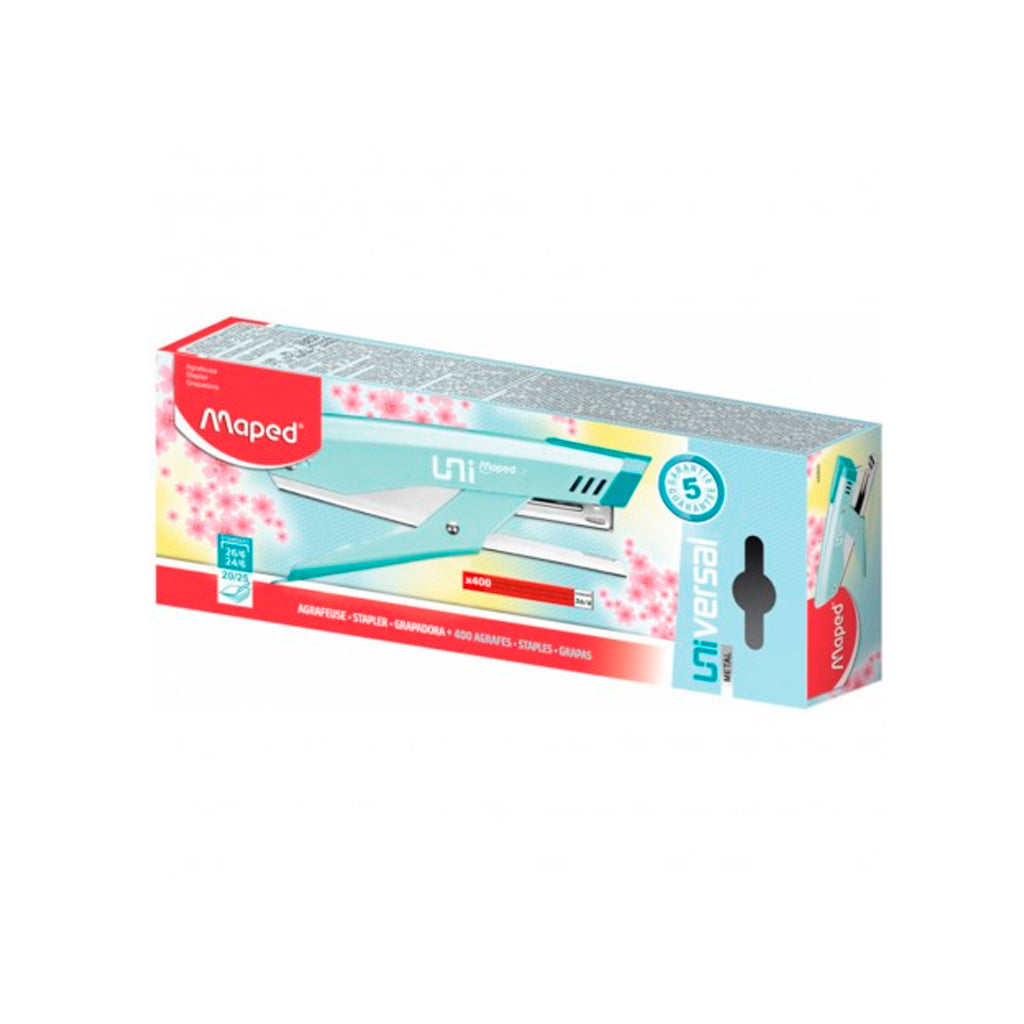 Grampeador - Maped - Universal Metal Pastel 400 Grampos