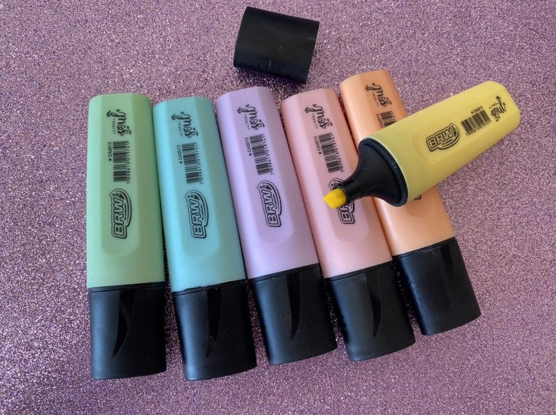 Marca Texto BRW Soul Teen Pastel