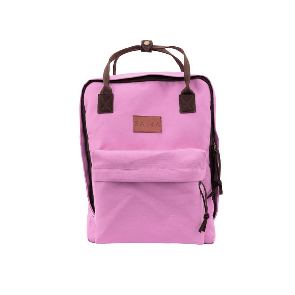 Mochila Mini Urban Quadrada - Sabra - Rosa Bebê