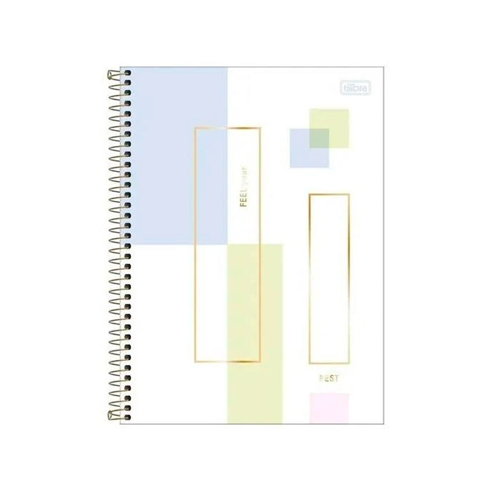 Caderno Colegial - Tilibra - Midtown 10 Matérias 160 Folhas