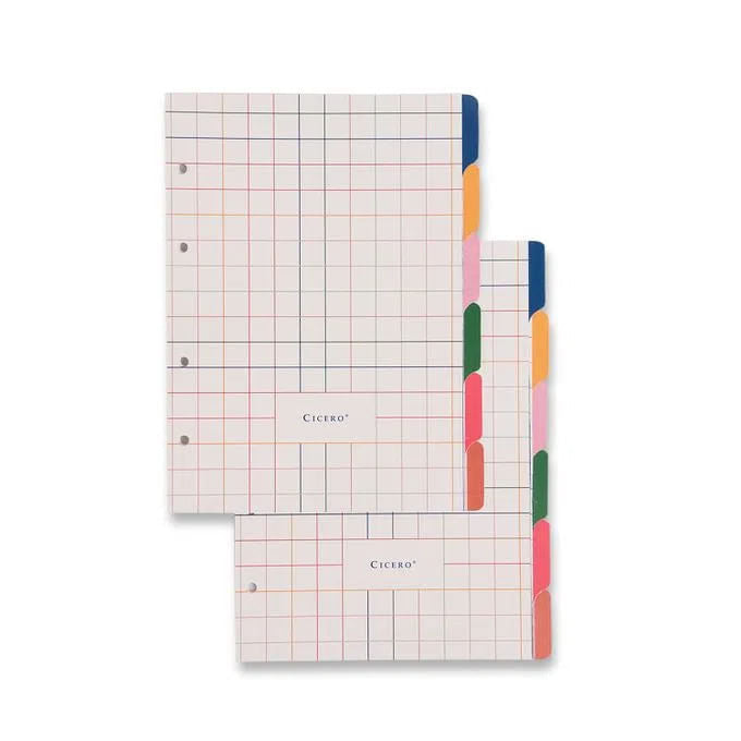 Caderno Criativo Argolado - Cícero - Orla Pautado 17x24 Paraty Listras