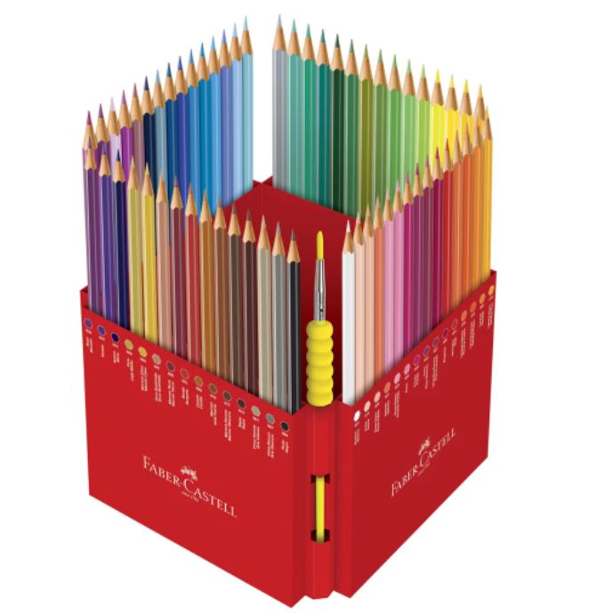 Lápis de Cor Eco - Faber-Castell - 60 Cores Aquarelável