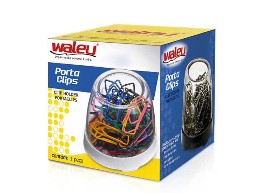 Porta Clips - Waleu - Cristal