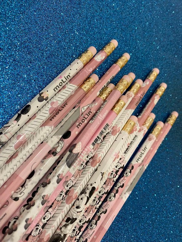 Lápis HB - Molin - Minnie Estampas Sortidas