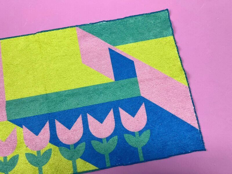 Kit Toalhinhas de Mão - Papelaria Unicórnio - Florir 5 Unidades