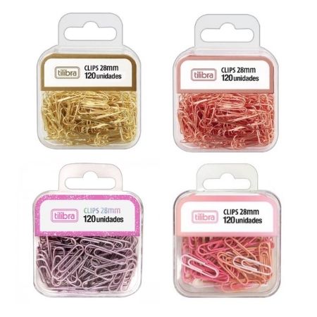 Clips 28mm - Tilibra - 120 Unidades