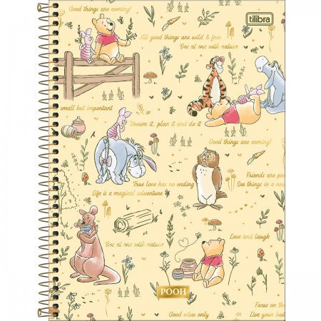 Caderno Universitário - Tilibra Connect - Ursinho Pooh 160 Folhas