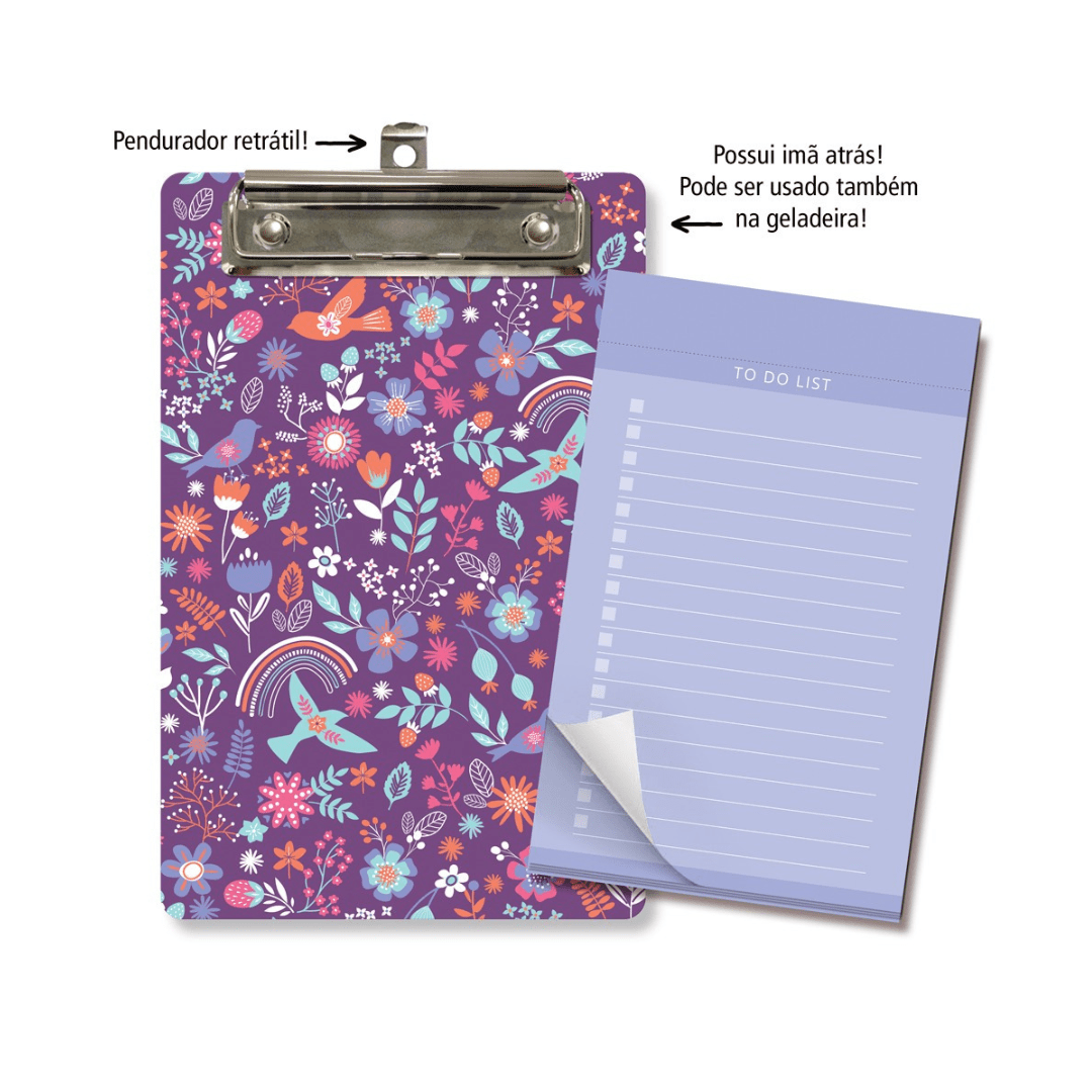 Bloco Prancheta c/ Imã - Fina Ideia - Alegria