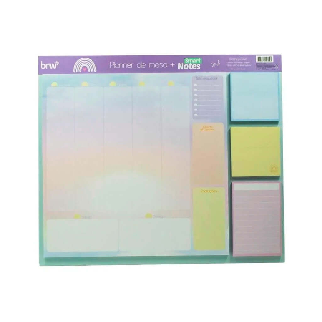 Planner de Mesa - BRW - Dreams - 280x240mm - 54Fls c/ 3 Smart Notes