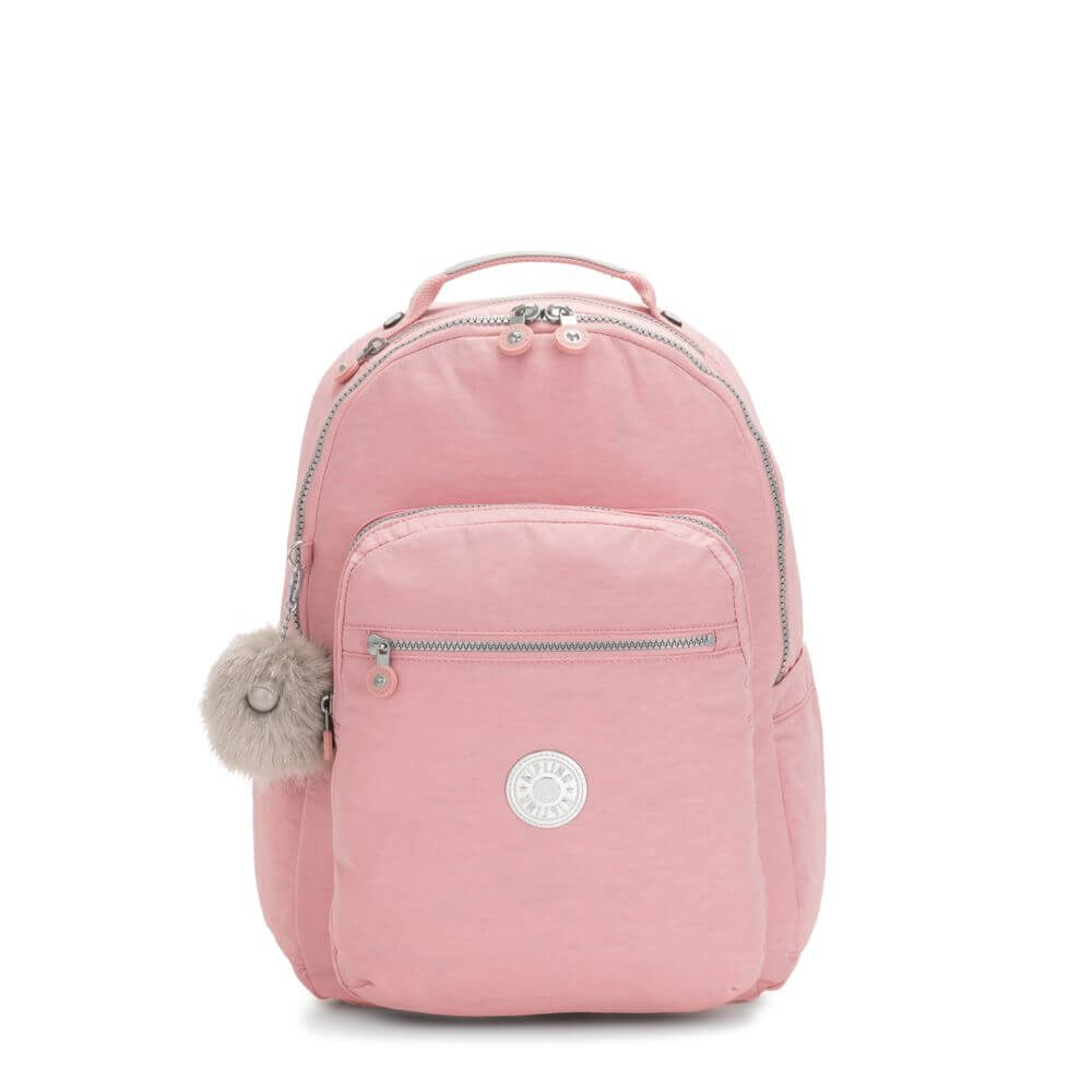 Mochila Seoul Kipling Grande e Versatil Papelaria Unicornio