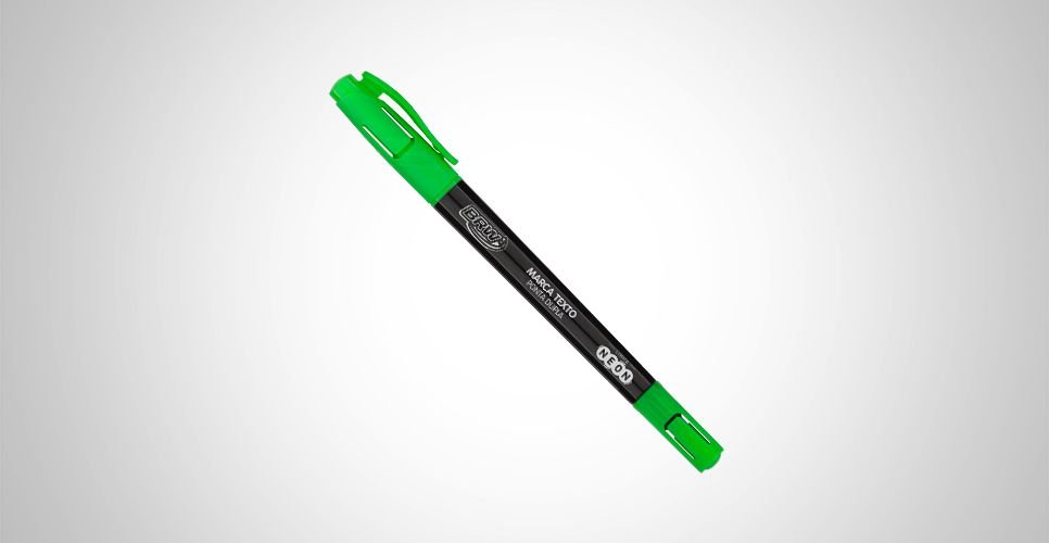 Marca texto BRW Ponta Dupla Neon