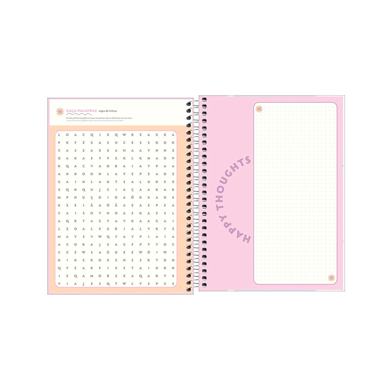 Planner 2024 - Tilibra - Happy 17,7x24cm 80 Folhas 90g/m²