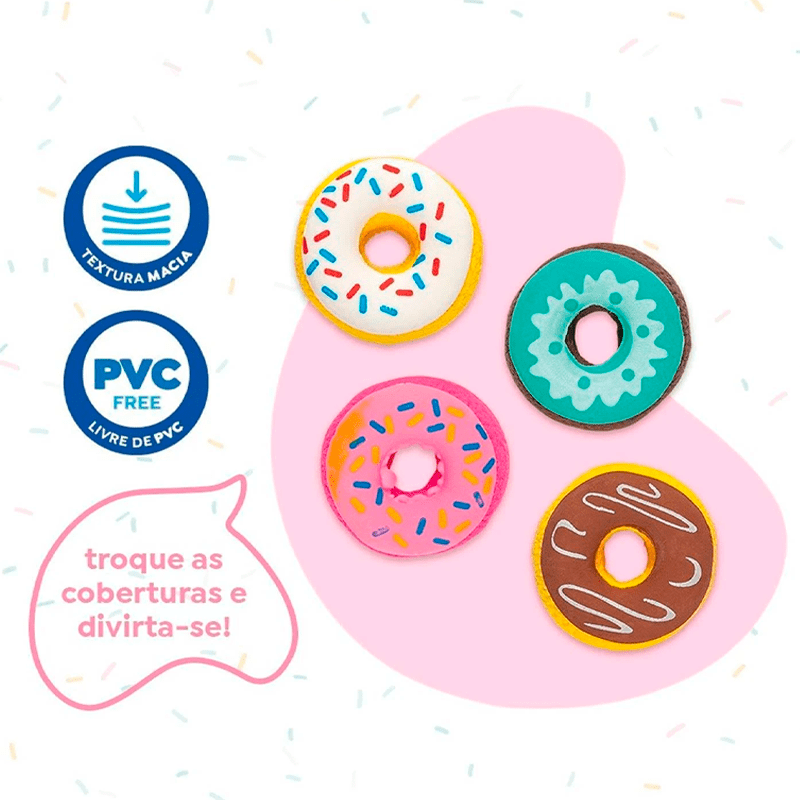 Borracha - Tris - Donuts 4 Unidades