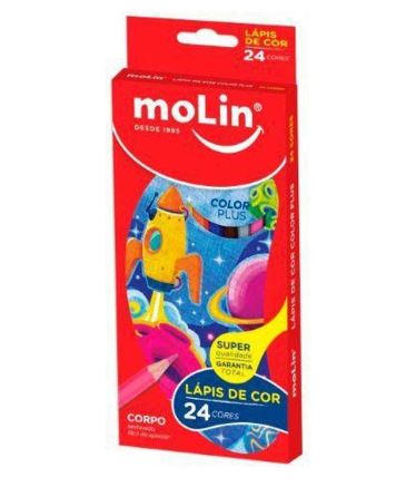 Lápis de Cor  - Molin - Color Plus 24 Cores