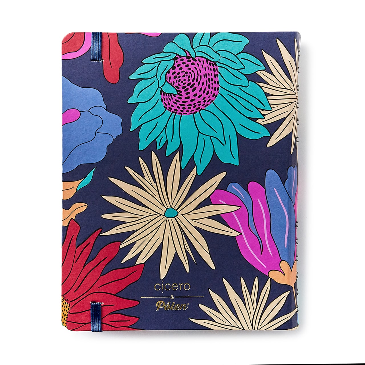 Caderno Organizador - Cícero - Duo Pólen Pautado & Pontado 17x24 Tropicália Preto