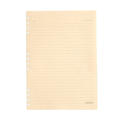 Refil Caderno Organizador - Cícero - Pautado 40 folhas Pólen 90g 17x24