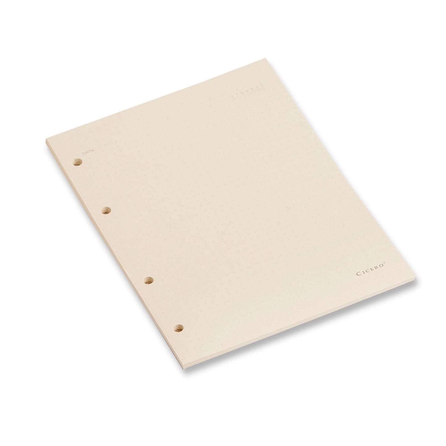 Refil Caderno Argolado - Cícero - Office Pontado 40 folhas Pólen 80g A5