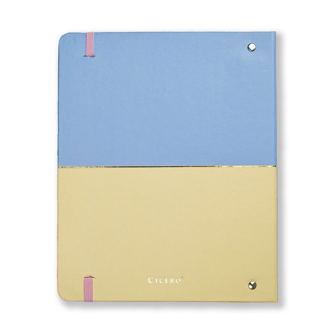 Caderno Criativo Office Argolado Pautado e Pontado - Cícero - A5 Pastel Block
