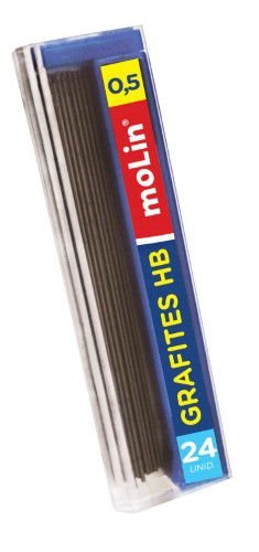 Grafites 0,5mm HB - Molin