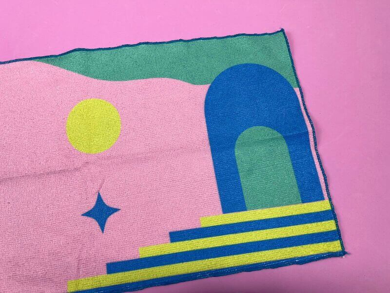 Kit Toalhinhas de Mão - Papelaria Unicórnio - Florir 5 Unidades