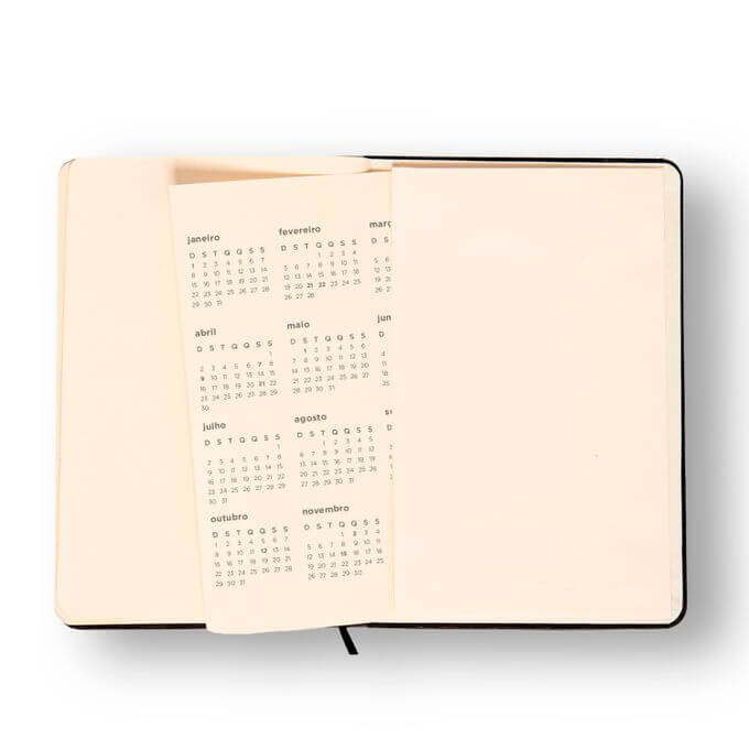Caderneta Planner Permanente - Cícero - Clássica 14x21 Preto