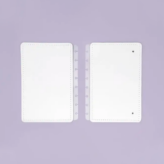 Capa e Contracapa - Caderno Inteligente - A5 All White
