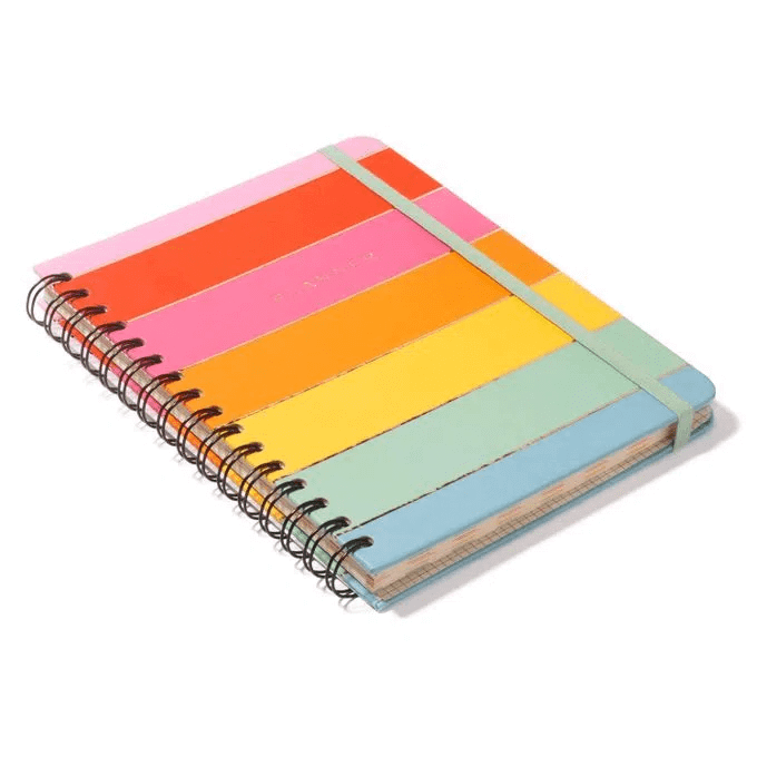Planner Wire-o - Cícero - Todas Juntas Arcoiris 14,8x21 - Mensal e Semanal