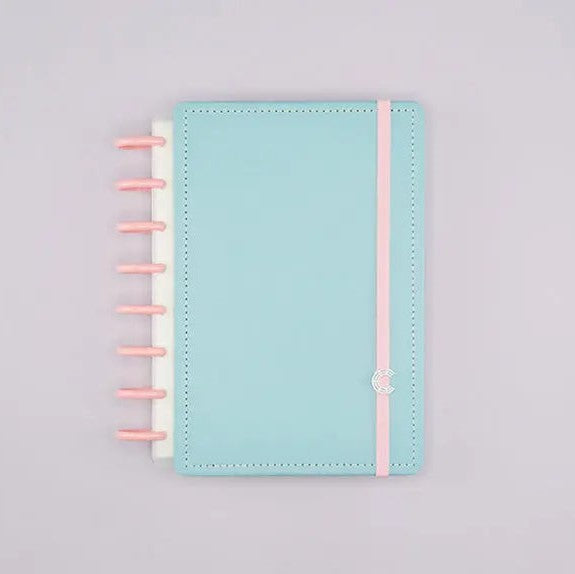 Agenda Inteligente Permanente A5 - Caderno Inteligente - Azul Pastel