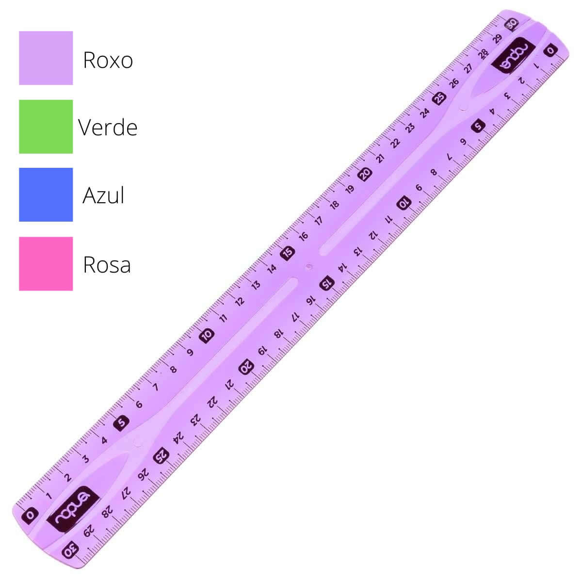 Régua - Onda - Flexível 30cm