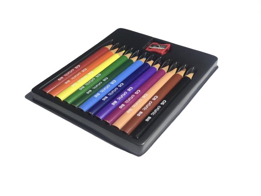 Lápis de Cor - CIS - Criatic Big 12 Cores