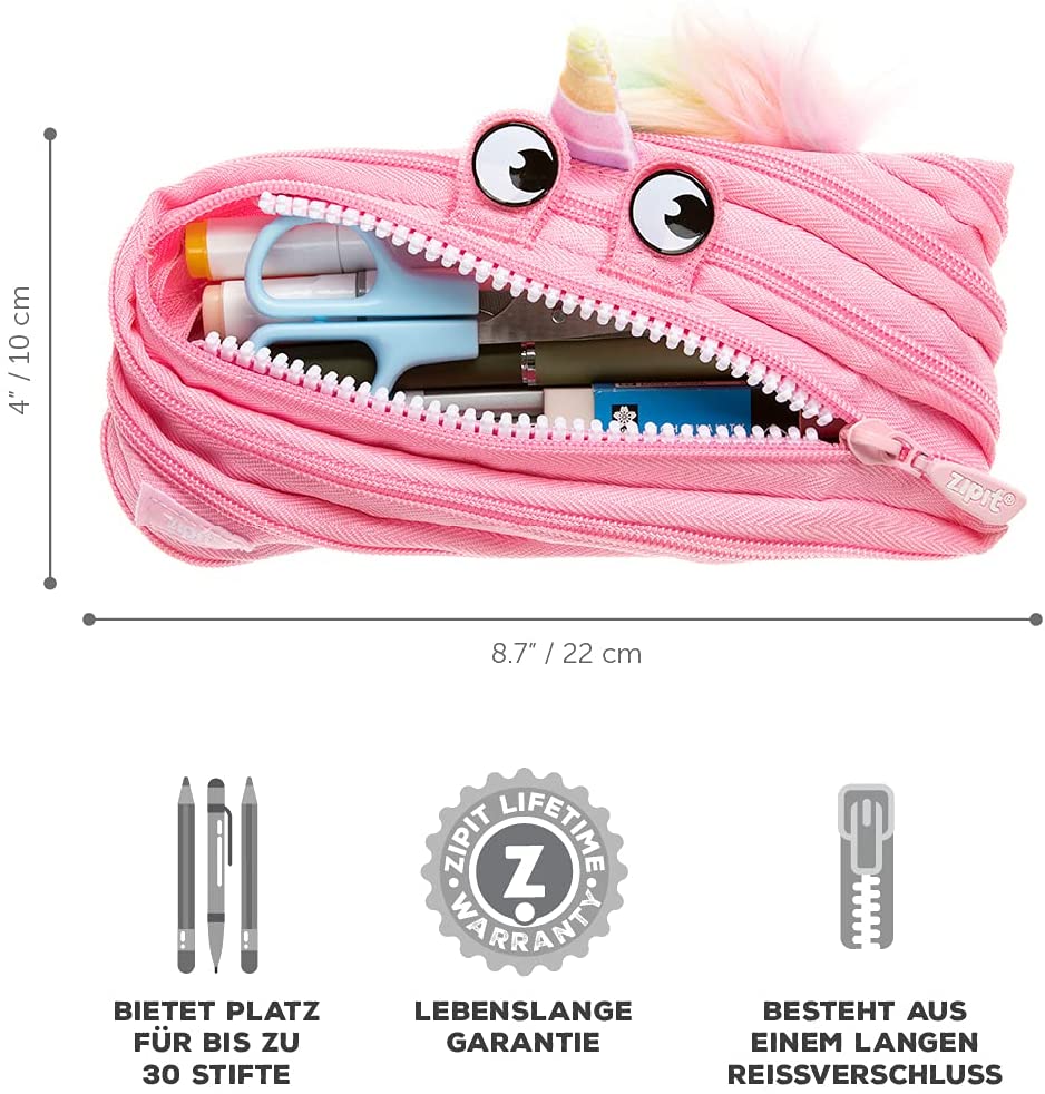 Estojo - Zipit - Creature Monster Unicórnio