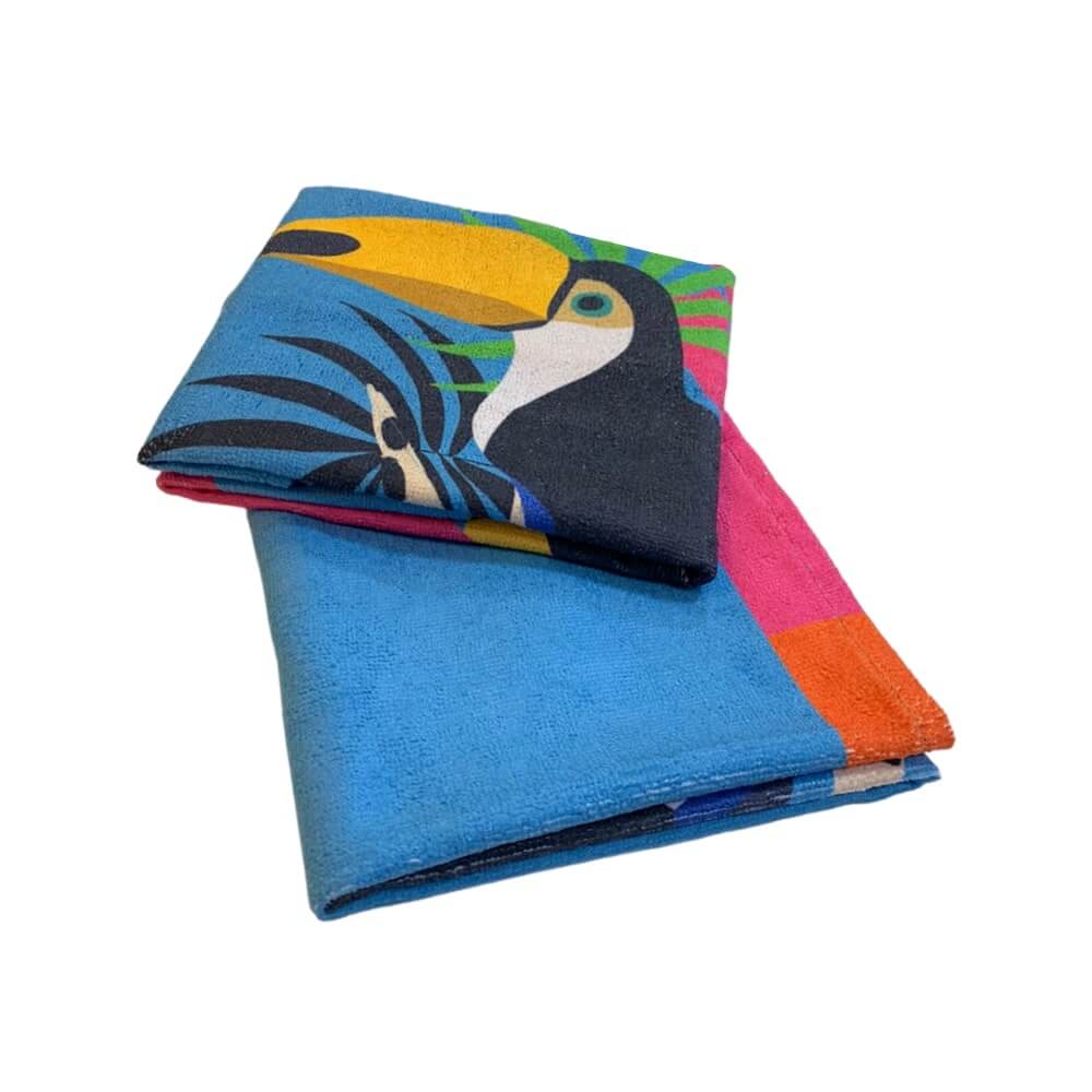 Toalha de Praia - Papelaria Unicórnio - Tucano