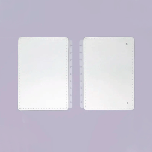 Capa e Contracapa - Caderno Inteligente - Médio All White