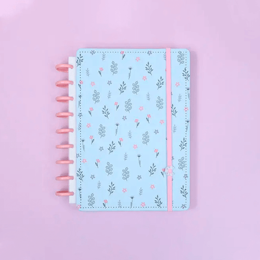 Planner Permanente - Caderno Inteligente - Blue Garden By Sof 78 Folhas 120g/m²