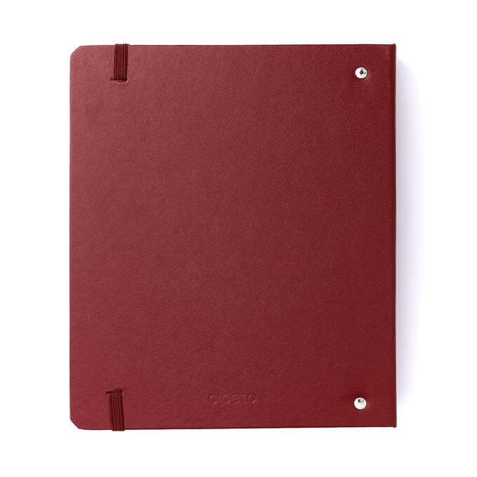 Planner Argolado 2024 - Cícero - Clássica Semanal Notas A5 Vermelho Quente