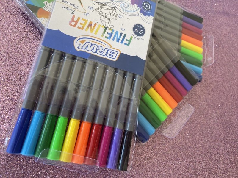 Fineliner BRW - Estojo com 10 cores
