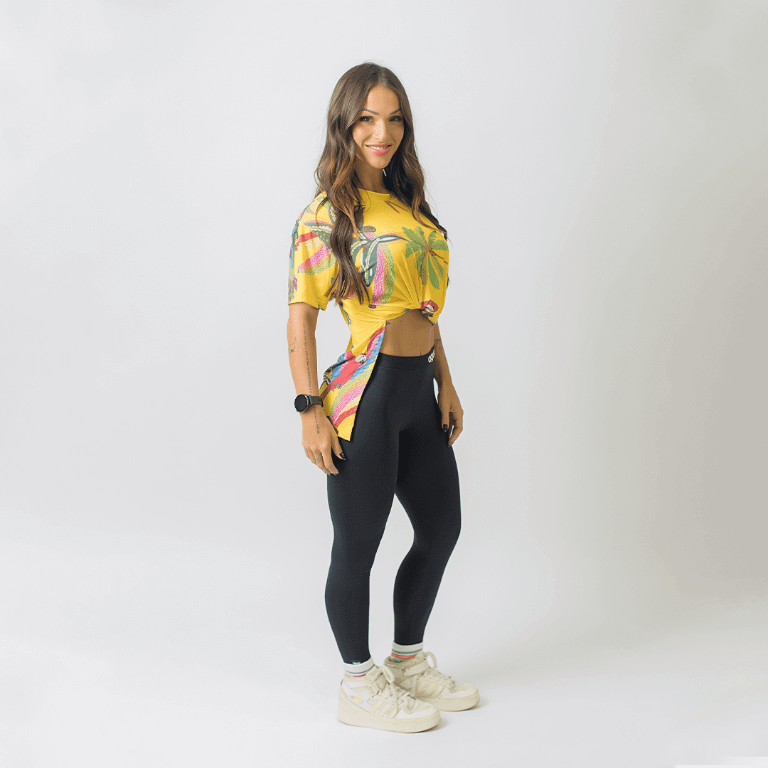 Camisão Fenda - Collab Tropicália Papelaria Unicórnio + Nuvem + Água Azul