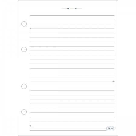 Refil Caderno Argolado Colegial - Tilibra - Tiliflex West Village c/ 80 Folhas Pautadas 56g/m²