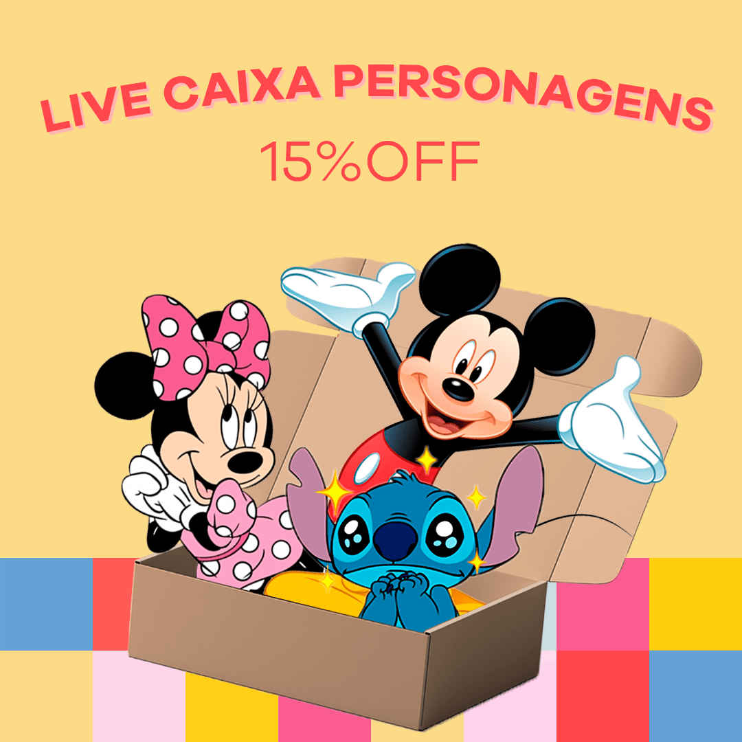 Caixa Personagens - Papelaria Unicórnio - Live