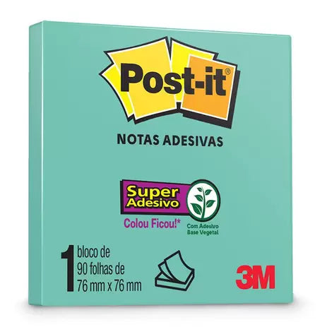 Bloco de Notas Adesivas - Post-it 3M - 90FLS 76 x 76mm