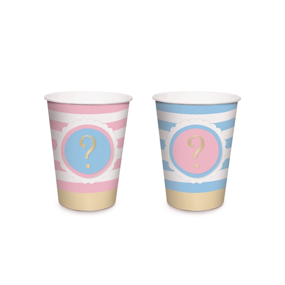 Copo de Papel BOY OR GIRL - Cromus - 8 Unidades 240ml