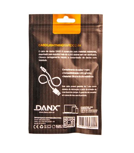 Cabo Lightning - Danx - USB 2.4A 1m