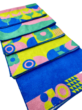 Kit Toalhinhas de Mão - Papelaria Unicórnio - Florir 5 Unidades
