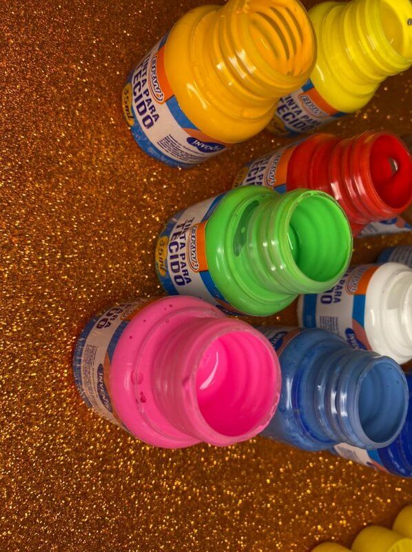 Tinta para Tecido 35ml BRW - ideal para tie dye!